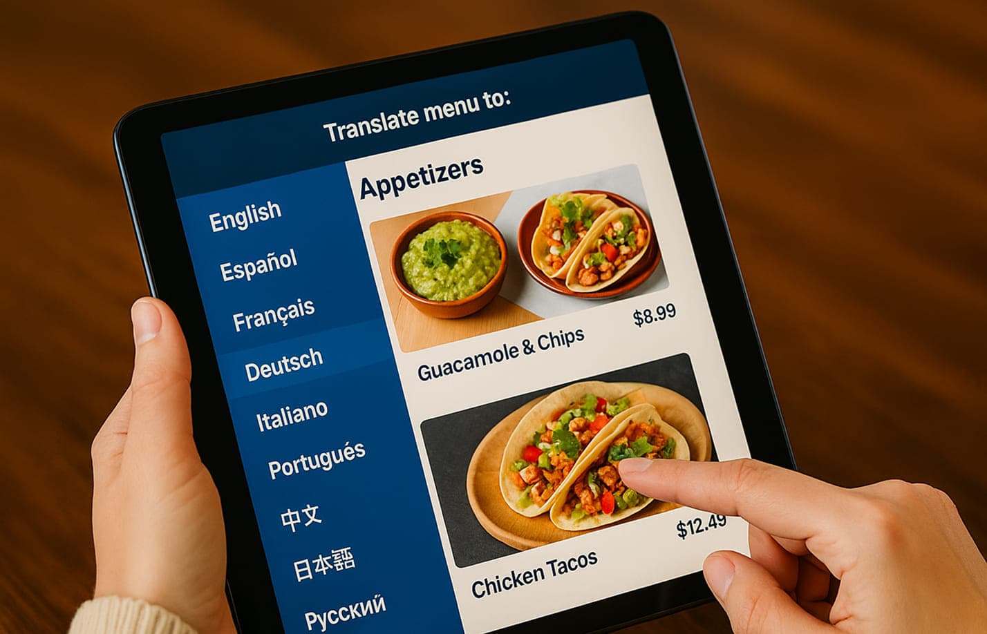 Traducción automática a 10 idiomas